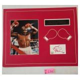 N1 - GEORGE FOREMAN TRIBUTE FRAMED WITH COA