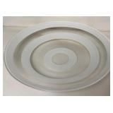 N1 - ART GLASS CENTERPIECE DISH 15'DIA (K94)