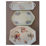 N1 - THREE VINTAGE PLATTERS (B122)
