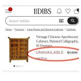 N1 - VINTAGE CHINESE APOTHECARY CHEST (M55)