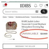 N1 - JUDITH LEIBER ELEPHANT EVENING BAG (15)