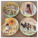 N1 - FOUR DeGRAZIA COLLECTIBLE PLATES (B105)