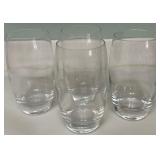 N1 - FOUR PIECES LUIGI BORMIOLI GLASSWARE (K18)