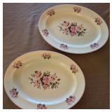 N1 - TWO PIECES ROYAL VALE BONE CHINA PLATES (B120