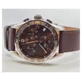 N1 - SWISS ARMY WATCH WITH LEATHER STRAP (47)