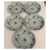 J1 - LOT OF FIVE KUTANI WARE DISHES (K10)