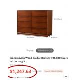 J1 - MID-CENTURY-MODERN 8-DRAWER DRESSER (M22)