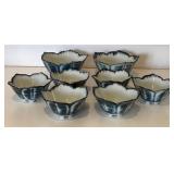 J1 - SET OF EIGHT FOOTED BOWLS (K44)