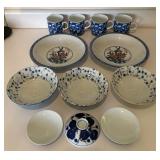 J1 - MIXED LOT OF BOWLS & MUGS (K40)
