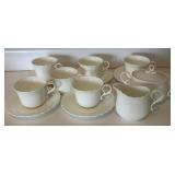 J1 - MIKASA CUPS & SAUCERS, C& S SET (K33)