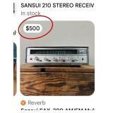 J1 - SANSUI STEREO RECEIVER (G22)