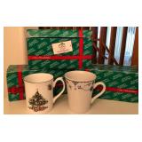 J1 - STAFFORDSHIRE ELIZABETHAN BONE CHINA MUGS(M9)