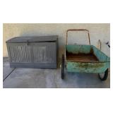 J1 - PATIO STORAGE BOX, GARDEN CART