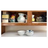 J1 - COLLECTIBLE CERAMIC PITCHERS, BOWLS (K39)
