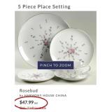 J1 - 30-PIECES JAPANESE HARMONY HOUSE DISHWARE
