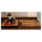 J1 - COLLECTIBLE DOLL & BAMBOO MAT (A27)