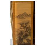 J1 - VINTAGE JAPANESE SCROLL ART (G38)