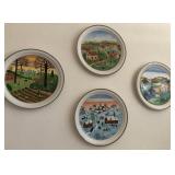 J1 - LOT OF FOUR COLLECTIBLE PLATES (A31)