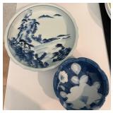 J1 - TWO PIECES ASIAN CERAMIC BOWLS (K11)