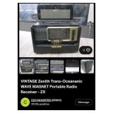 M - VINTAGE ZENITH RADIO (L43)