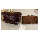 M - TWO VINTAGE PURSES (L96)