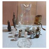 M - VINTAGE PITCHER, SPICE GRINDER, COLLECTIBLES
