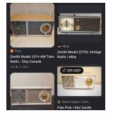 M - VINTAGE CLOCK RADIO (E3)