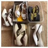 M - FIVE PAIR WOMEN'S SHOES (R7)