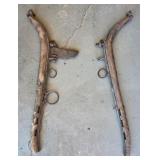 M - ANTIQUE WOODEN HORSE/MULE HAMES (G214)