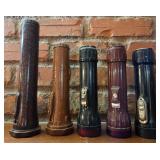 M - LOT OF FIVE FLASHLIGHTS (E50)