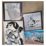 M - MIXED LOT OF ILLUSTRATIONS (O32)