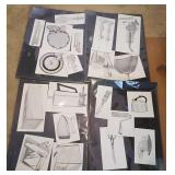 M - MIXED LOT OF TECHNICAL ILLUSTRATIONS (O28)