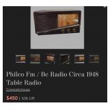 M - VINTAGE RADIO (E6)