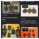 M - MIXED LOT OF COLLECTIBLE TRIVETS (E75)