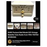 M - VINTAGE PACKARD BELL RADIO (E23)