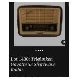 M - VINTAGE KORTING RADIO (E9)