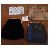 M - FOUR VINTAGE EVENING BAGS (N15)