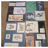 M - MIXED LOT OF TECHNICAL ILLUSTRATIONS (O30)