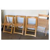 J2 - SET OF FOUR FOLDING CHAIRS (DG2)