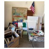 J2 - MIXED LOT OF ART SUPPLIES (DG9)