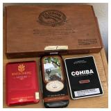J2 - CIGAR BOX & TINS (L78)