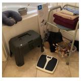 J2 - STEP STOOL, TOILET CHAIR, BATHROOM SCALE