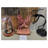 11 - THREE PIECES NATIVE AMERICAN COLLECTIBLES