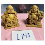 11 - TWO BUDDHA FIGURES (L148)