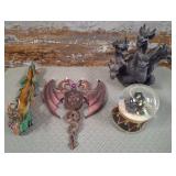 11 - ASSORTED DRAGON FANTASY COLLECTIBLES(P129)