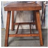 11 - WOODEN STOOL (L78)