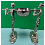 11 - DECORATIVE METAL SKELETON CANDY DISH (P15)