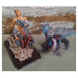 11 - FANTASY WOMEN/DRAGON DECOR (P108)