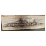 11 - PANORAMIC ART FRAMED 9.5X30' (A13)
