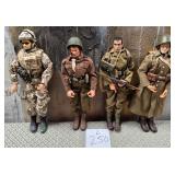 11 - FOUR GI JOE DOLLS (L250)